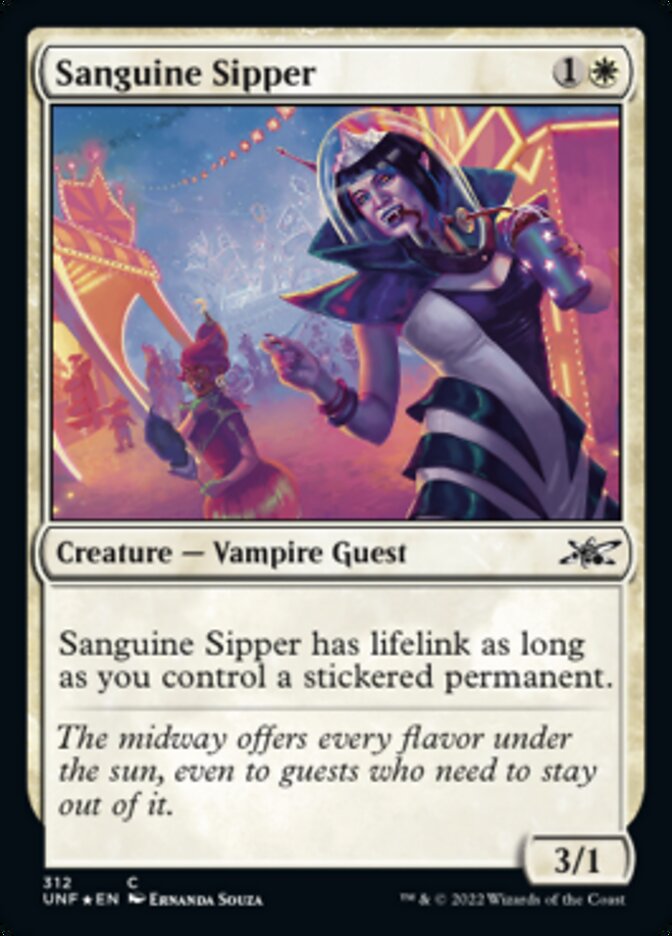 Sanguine Sipper (Galaxy Foil) [Unfinity] | Exor Games Dartmouth