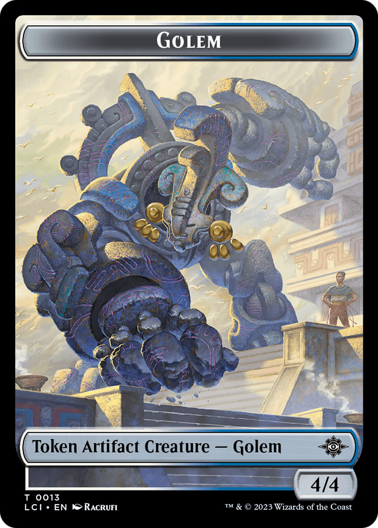 Map // Golem Double-Sided Token [The Lost Caverns of Ixalan Tokens] | Exor Games Dartmouth