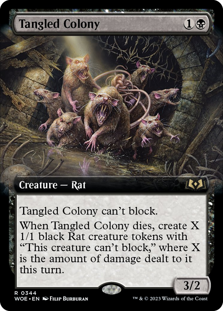 Tangled Colony (Extended Art) [Wilds of Eldraine] | Exor Games Dartmouth