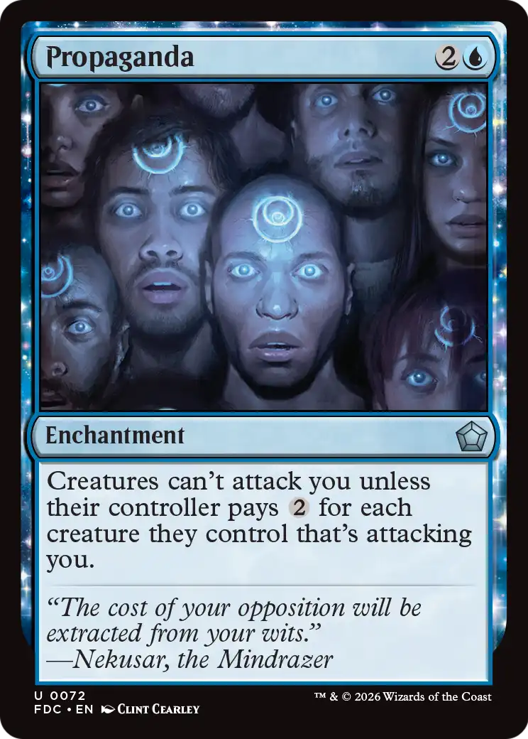 Propaganda [Foundations Commander] | Exor Games Dartmouth
