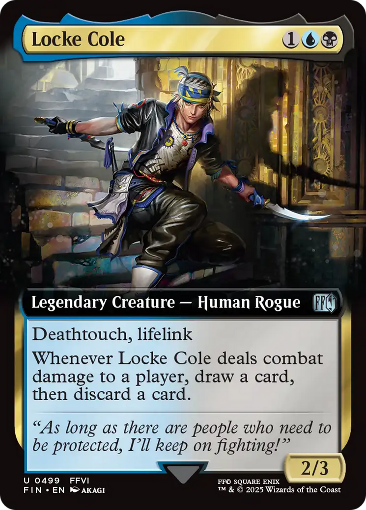 Locke Cole (Extended Art) [FINAL FANTASY] | Exor Games Dartmouth