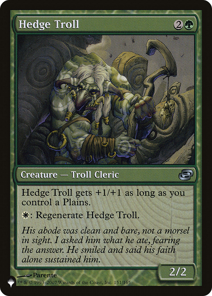 Hedge Troll [The List Reprints] | Exor Games Dartmouth