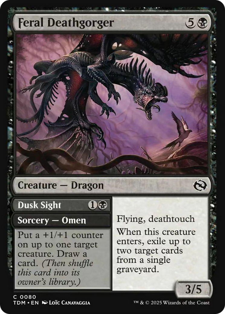 Feral Deathgorger [Tarkir: Dragonstorm] | Exor Games Dartmouth