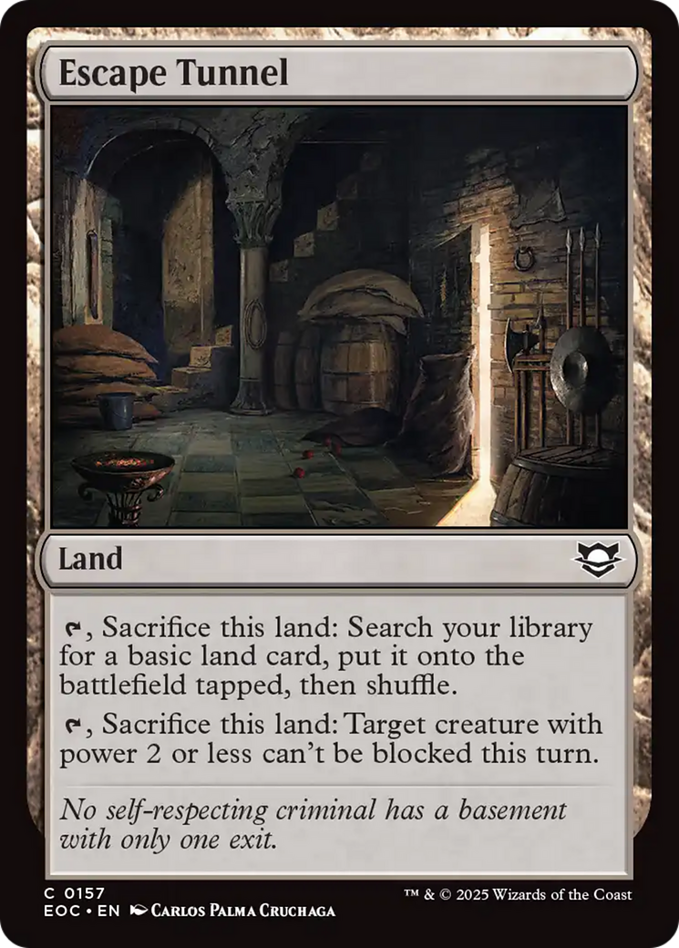 Escape Tunnel [Edge of Eternities Commander] | Exor Games Dartmouth