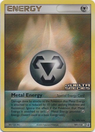 Metal Energy (107/113) (Stamped) [EX: Delta Species] | Exor Games Dartmouth