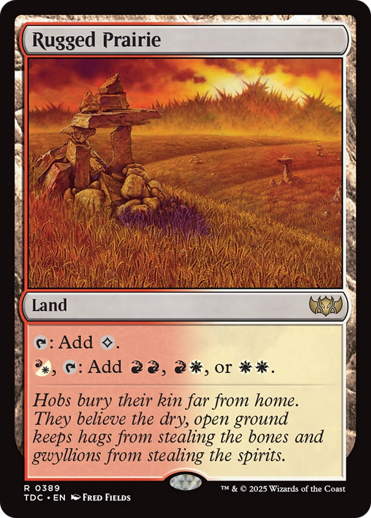 Rugged Prairie [Tarkir: Dragonstorm Commander] | Exor Games Dartmouth