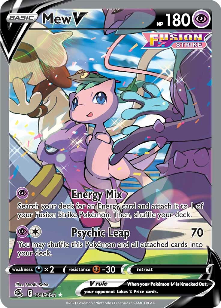 Mew V (251/264) [Sword & Shield: Fusion Strike] | Exor Games Dartmouth