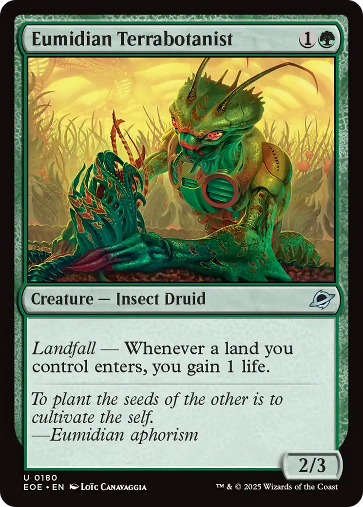 Eumidian Terrabotanist [Edge of Eternities] | Exor Games Dartmouth