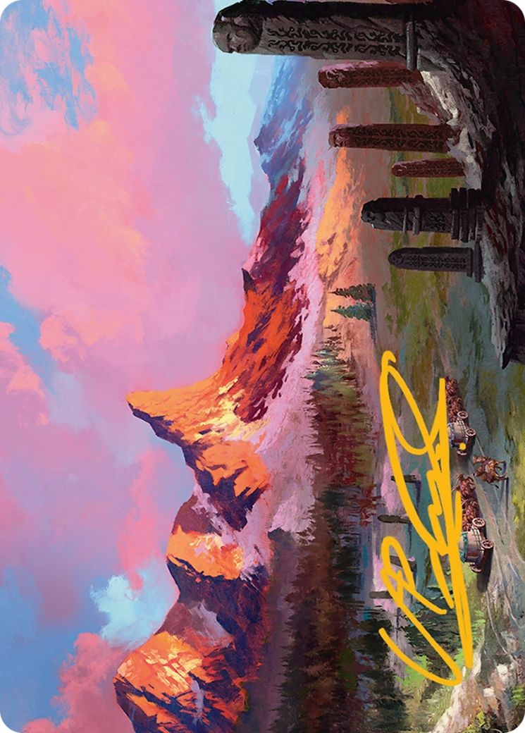 Rugged Highlands Art Card (29/54) [Tarkir: Dragonstorm Art Series] | Exor Games Dartmouth