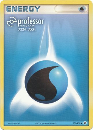 Water Energy (106/109) (2004 2005) [Professor Program Promos] | Exor Games Dartmouth