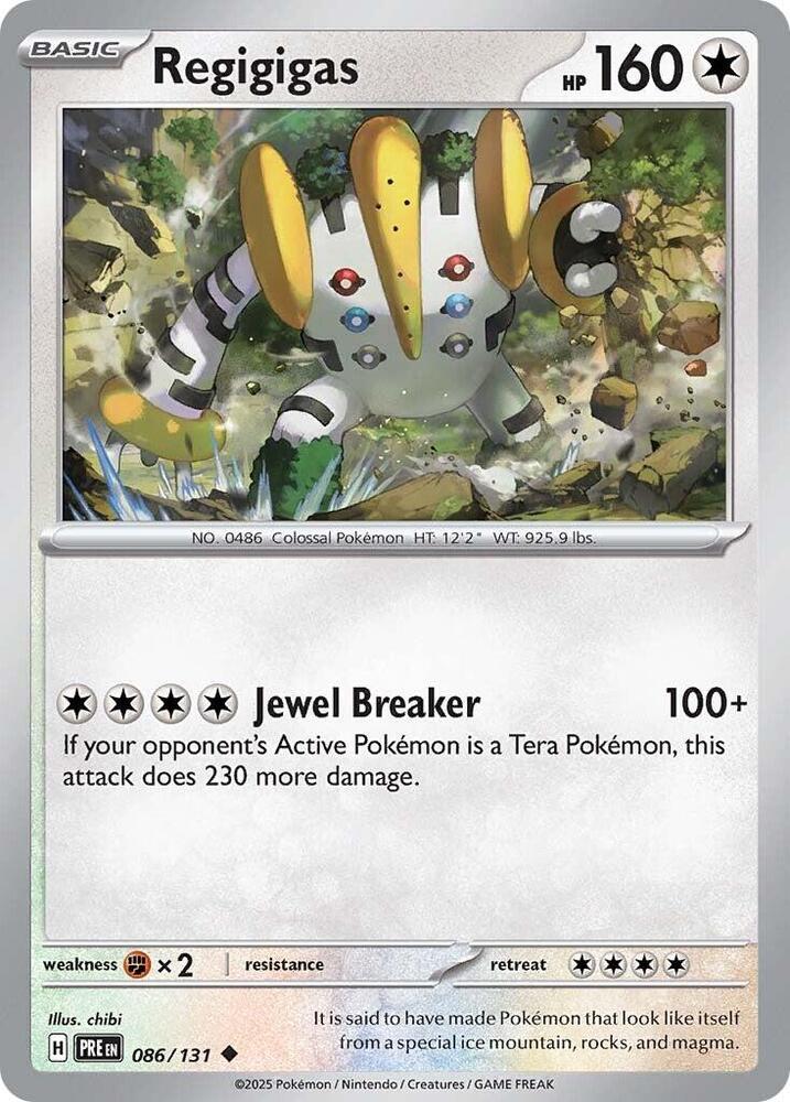 Regigigas (086/131) [Scarlet & Violet: Prismatic Evolutions] | Exor Games Dartmouth