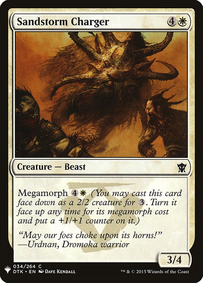 Sandstorm Charger [Mystery Booster] | Exor Games Dartmouth