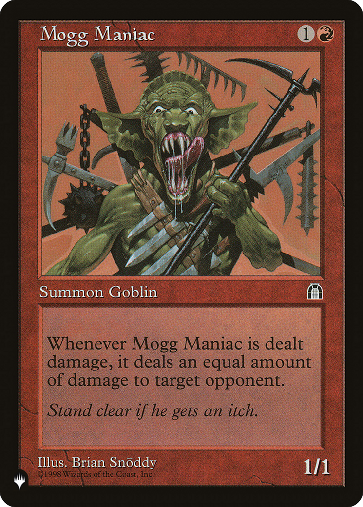 Mogg Maniac [The List Reprints] | Exor Games Dartmouth