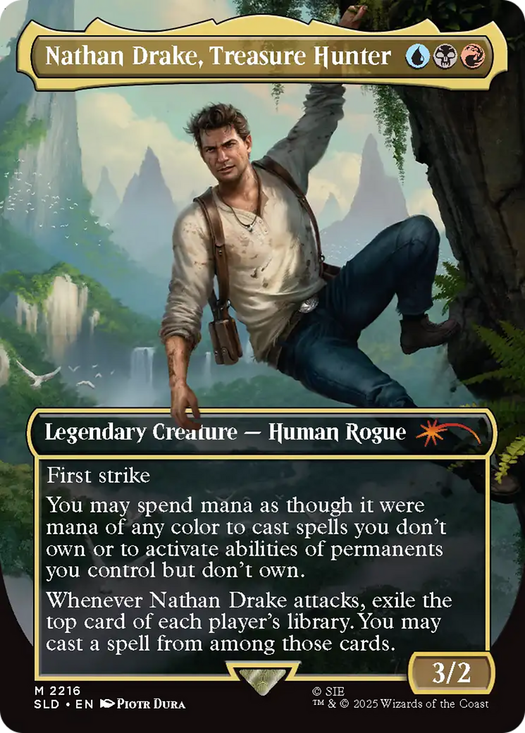 Nathan Drake, Treasure Hunter [Secret Lair Drop Series] | Exor Games Dartmouth