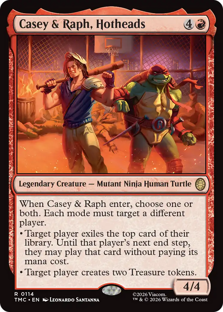 Casey & Raph, Hotheads [Teenage Mutant Ninja Turtles Commander] | Exor Games Dartmouth