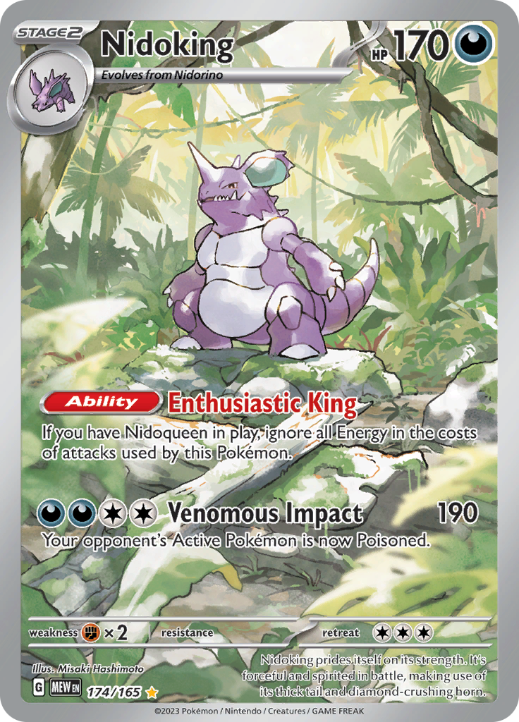 Nidoking (174/165) [Scarlet & Violet: 151] | Exor Games Dartmouth