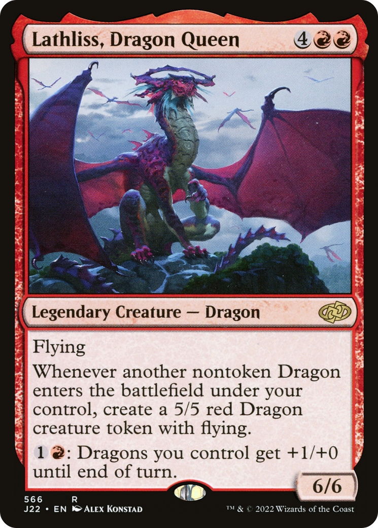Lathliss, Dragon Queen [Jumpstart 2022] | Exor Games Dartmouth