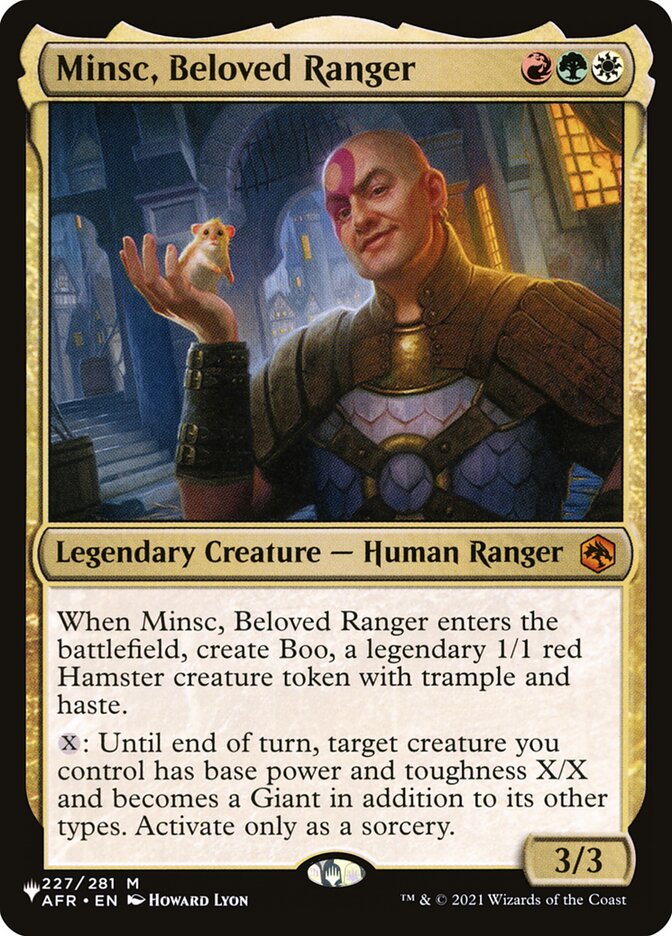 Minsc, Beloved Ranger [The List] | Exor Games Dartmouth