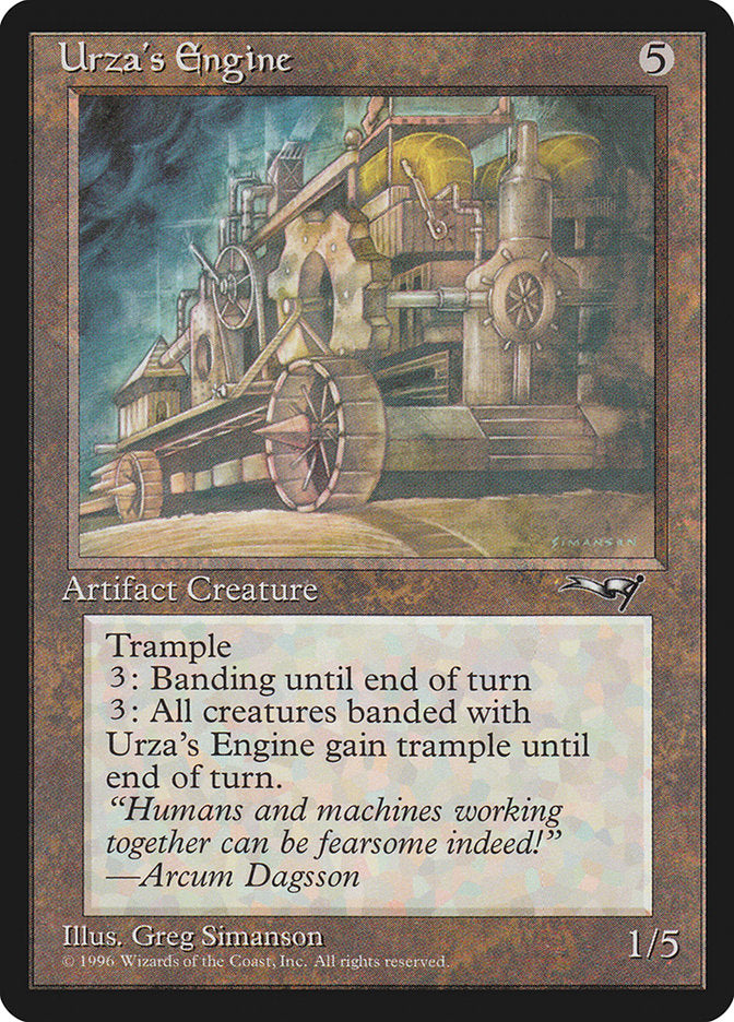 Urza's Engine [Alliances] | Exor Games Dartmouth