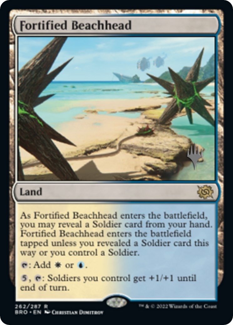 Fortified Beachhead (Promo Pack) [The Brothers' War Promos] | Exor Games Dartmouth