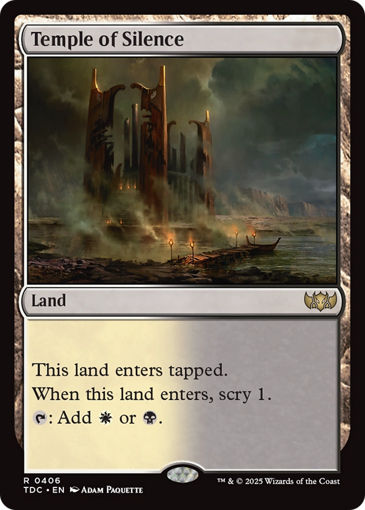 Temple of Silence [Tarkir: Dragonstorm Commander] | Exor Games Dartmouth