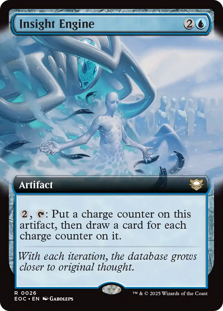 Insight Engine (Extended Art) [Edge of Eternities Commander] | Exor Games Dartmouth