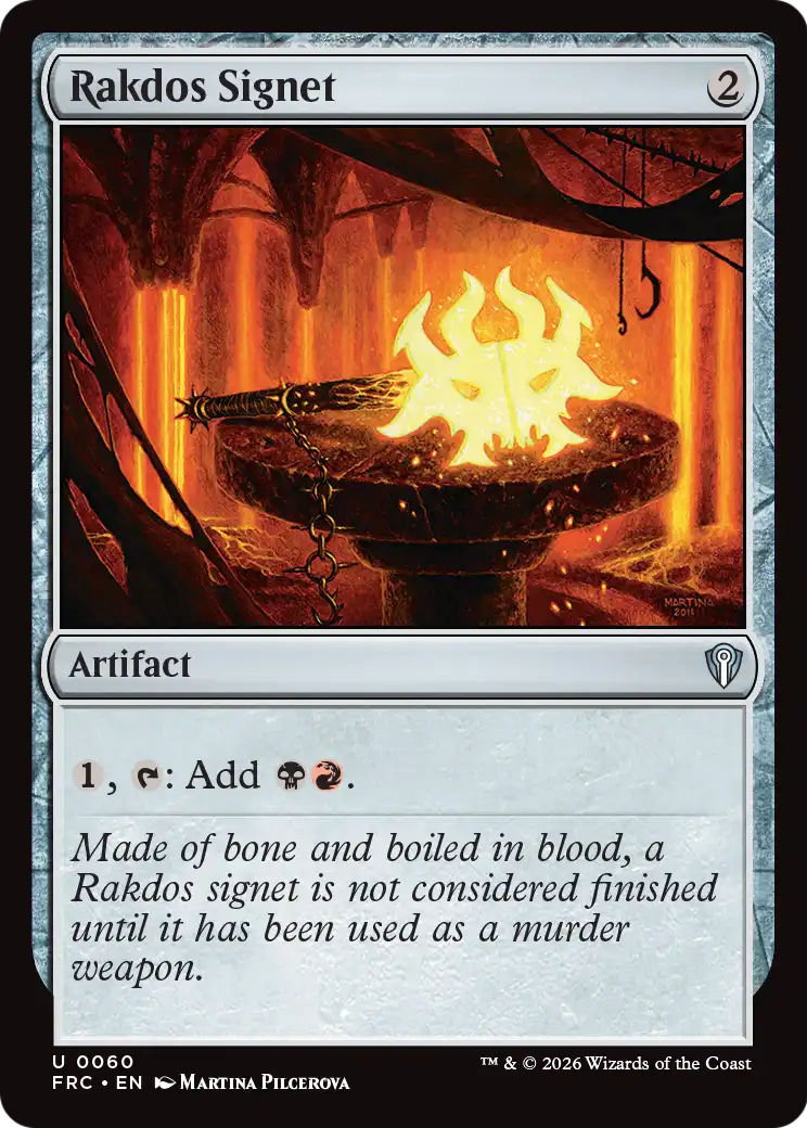 Rakdos Signet [Reality Fracture Commander] | Exor Games Dartmouth