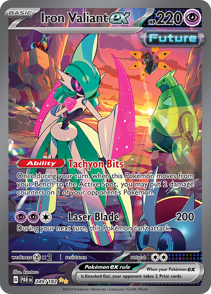 Iron Valiant ex (249/182) [Scarlet & Violet: Paradox Rift] | Exor Games Dartmouth