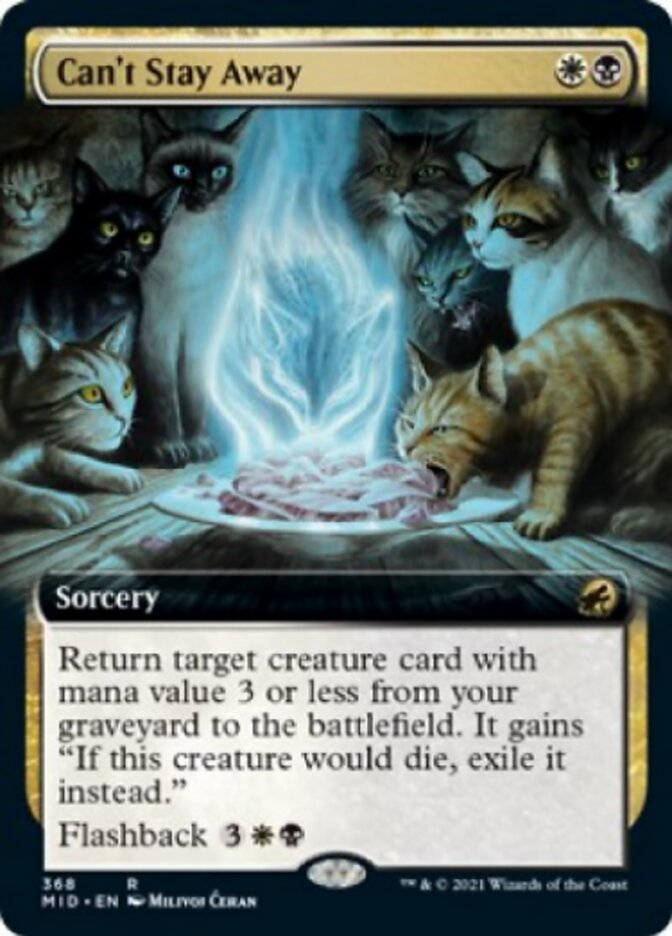 Can't Stay Away (Extended Art) [Innistrad: Midnight Hunt] | Exor Games Dartmouth