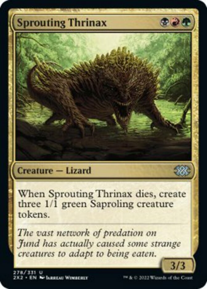 Sprouting Thrinax [Double Masters 2022] | Exor Games Dartmouth