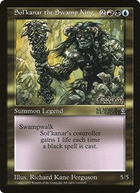 Sol'kanar the Swamp King (Oversized) [Oversize Cards] | Exor Games Dartmouth