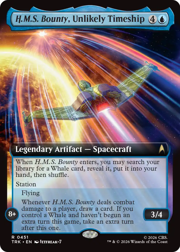 H.M.S. Bounty, Unlikely Timeship (Extended Art) [Star Trek] | Exor Games Dartmouth