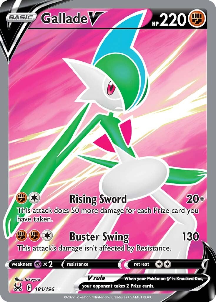 Gallade V (181/196) [Sword & Shield: Lost Origin] | Exor Games Dartmouth