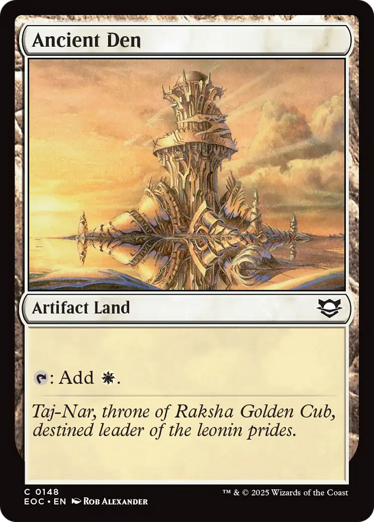 Ancient Den [Edge of Eternities Commander] | Exor Games Dartmouth