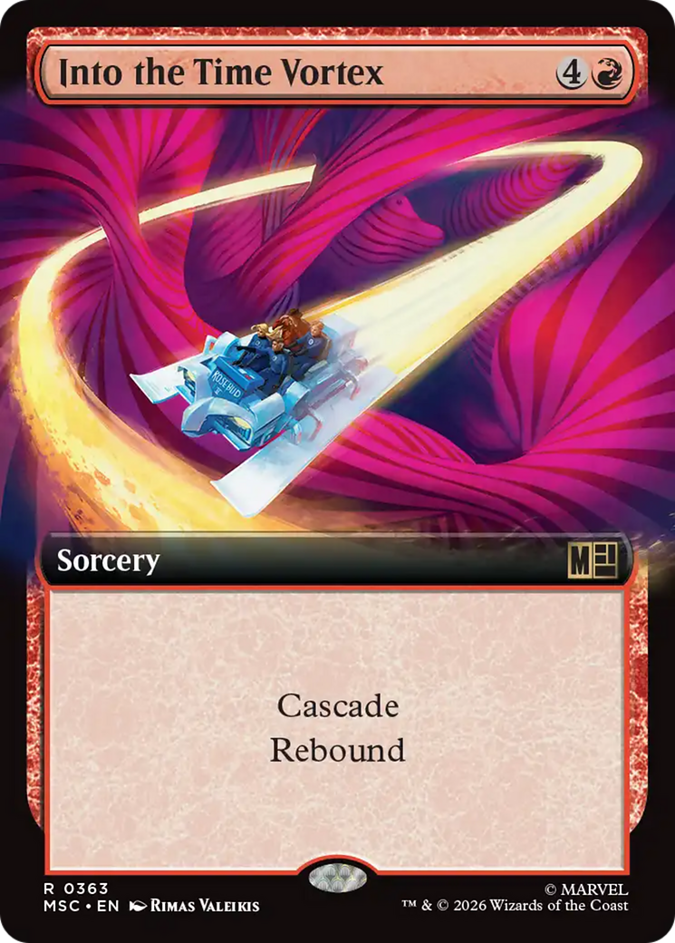 Into the Time Vortex (Extended Art) [Marvel Super Heroes Commander] | Exor Games Dartmouth