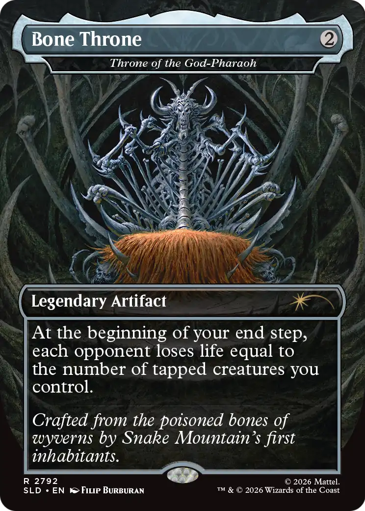 Bone Throne - Throne of the God-Pharaoh [Secret Lair Drop Series] | Exor Games Dartmouth