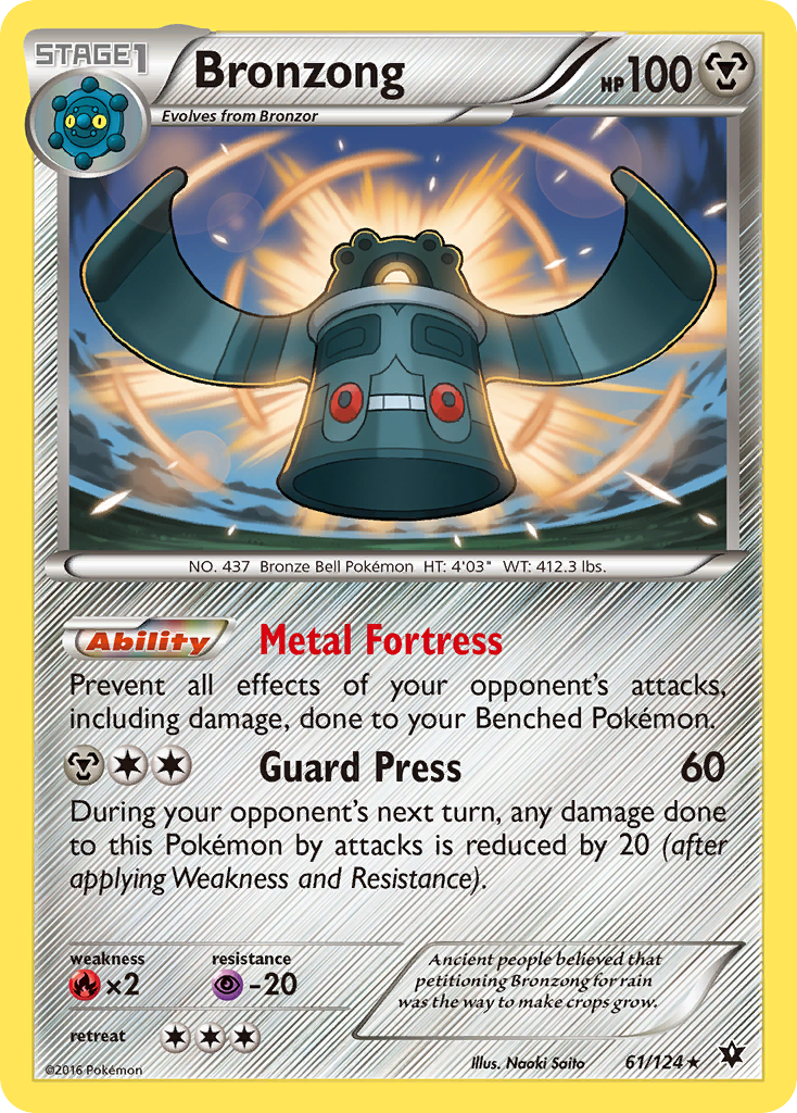 Bronzong (61/124) [XY: Fates Collide] | Exor Games Dartmouth