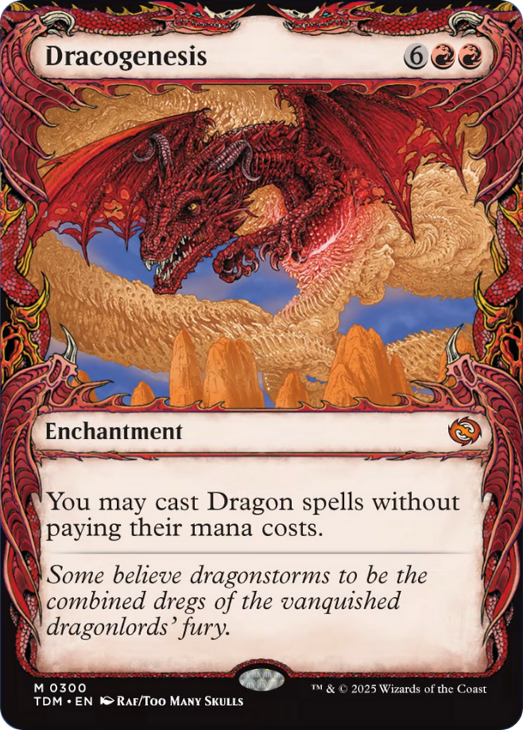 Dracogenesis (0300) (Showcase) [Tarkir: Dragonstorm] | Exor Games Dartmouth
