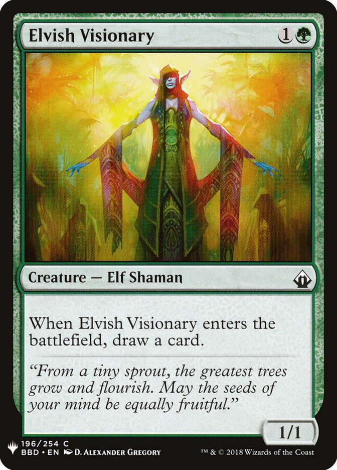 Elvish Visionary [Mystery Booster] | Exor Games Dartmouth