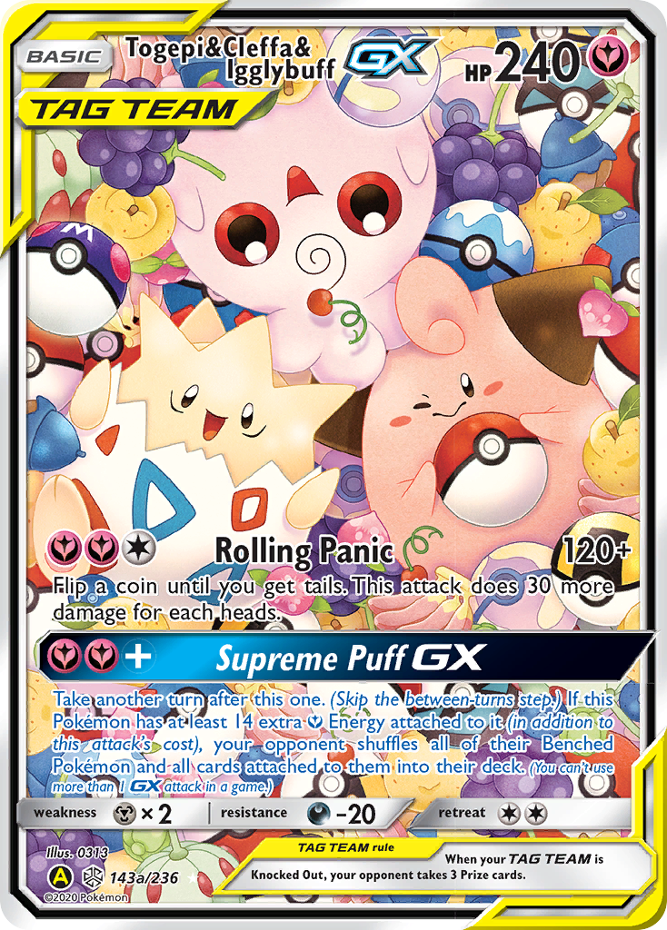 Togepi & Cleffa & Igglybuff GX (143a/236) [Alternate Art Promos] | Exor Games Dartmouth