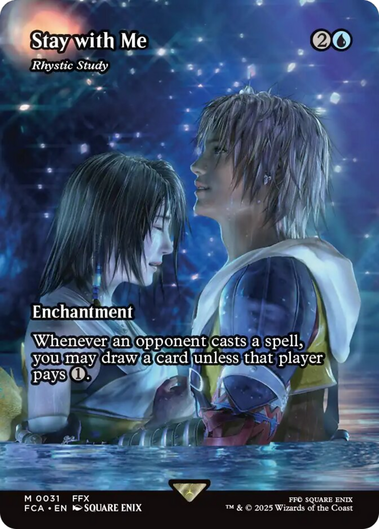 Stay with Me - Rhystic Study (Showcase) [FINAL FANTASY : Through the Ages] | Exor Games Dartmouth