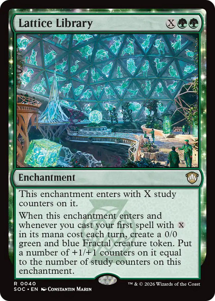 Lattice Library [Secrets of Strixhaven Commander] | Exor Games Dartmouth