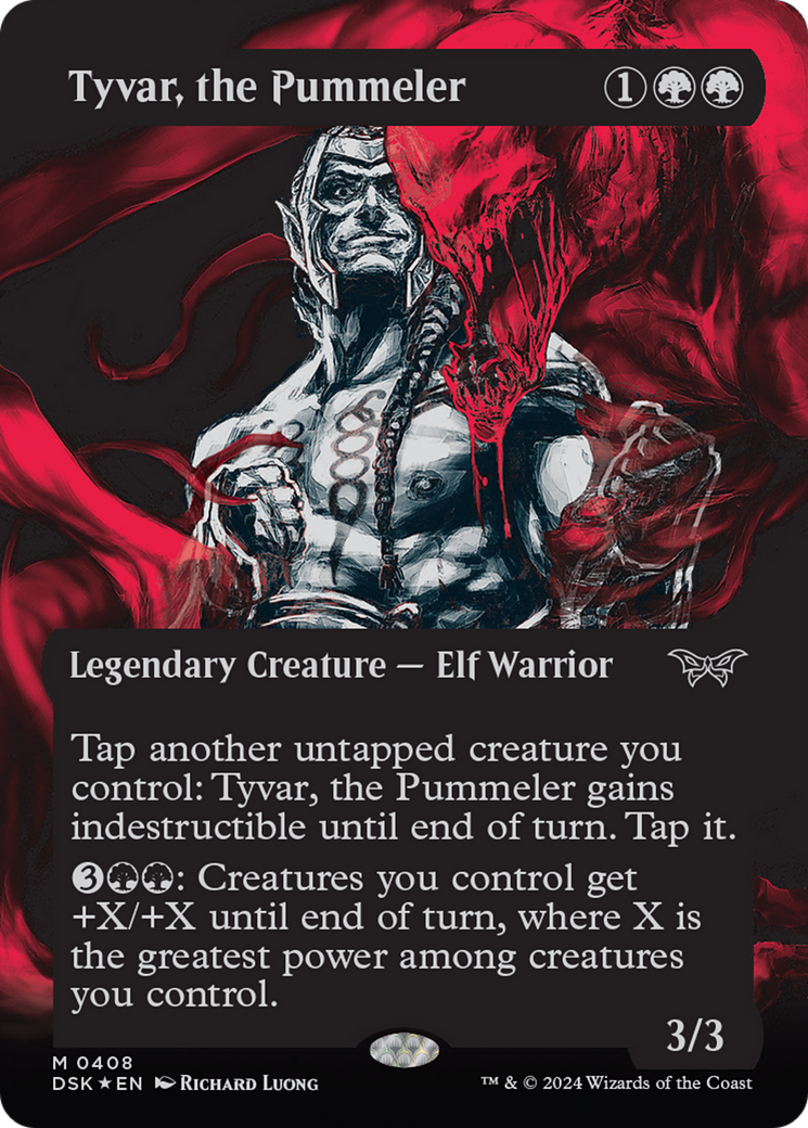 Tyvar, the Pummeler (Showcase) (Textured) [Duskmourn: House of Horror] | Exor Games Dartmouth