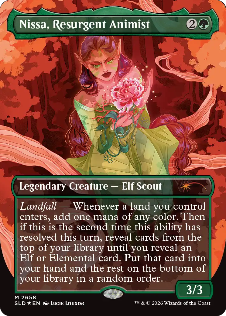 Nissa, Resurgent Animist [Secret Lair Drop Series] | Exor Games Dartmouth