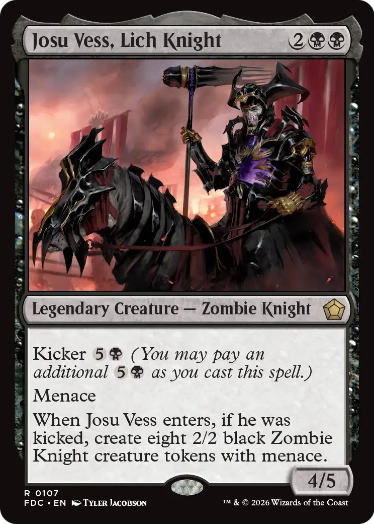 Josu Vess, Lich Knight [Foundations Commander] | Exor Games Dartmouth