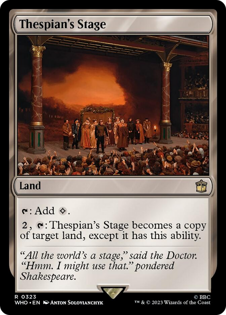Thespian's Stage [Doctor Who] | Exor Games Dartmouth