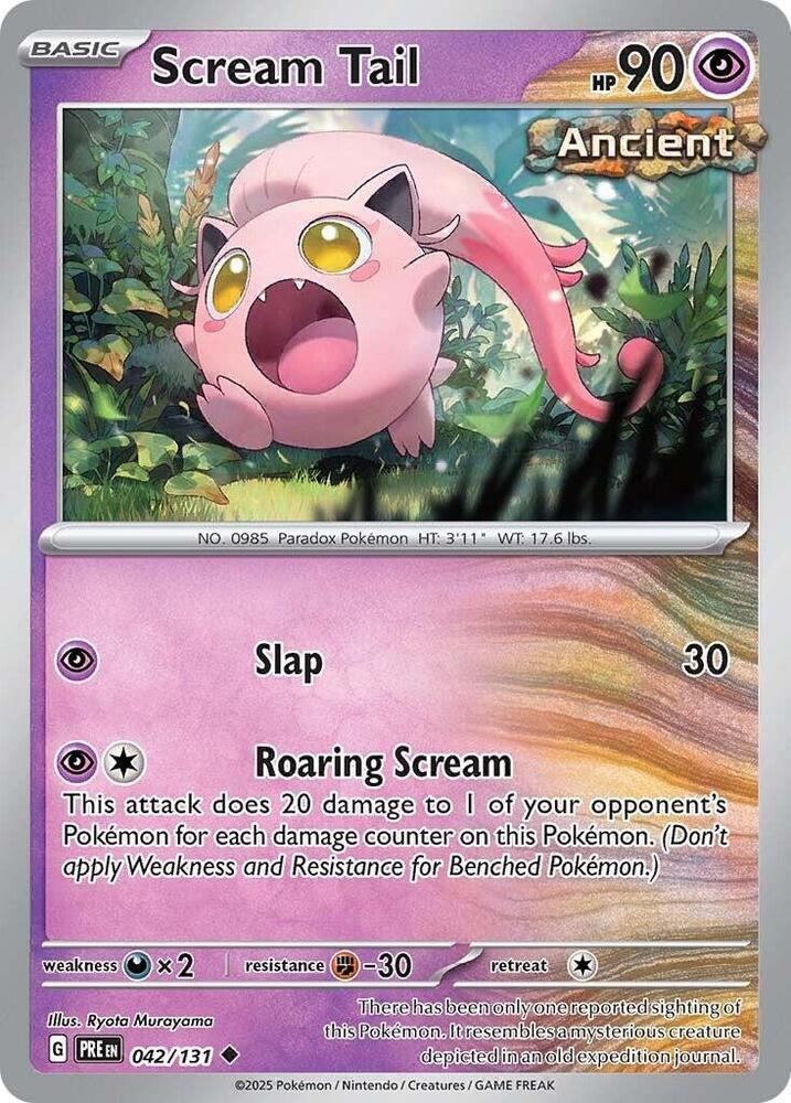 Scream Tail (042/131) [Scarlet & Violet: Prismatic Evolutions] | Exor Games Dartmouth