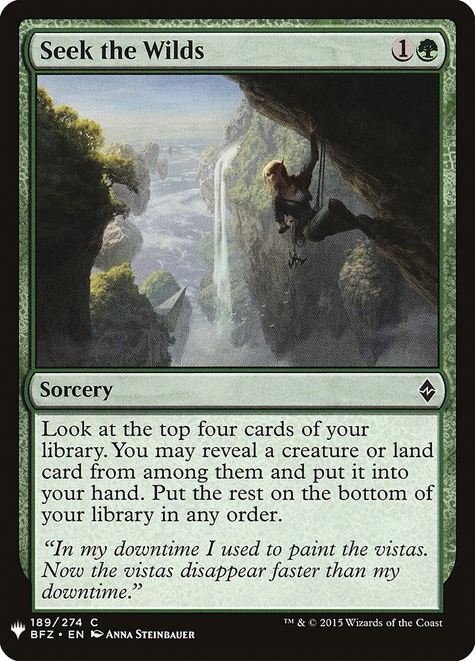 Seek the Wilds [Mystery Booster] | Exor Games Dartmouth