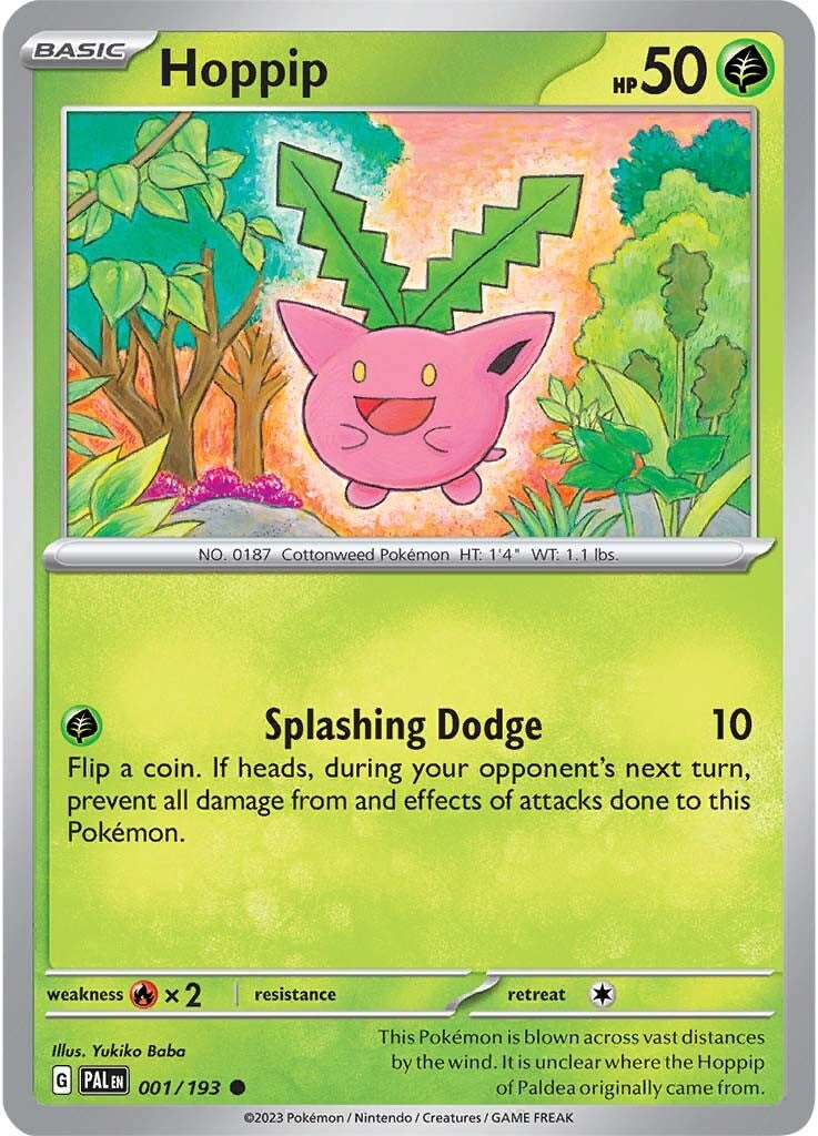 Hoppip (001/193) [Scarlet & Violet: Paldea Evolved] | Exor Games Dartmouth