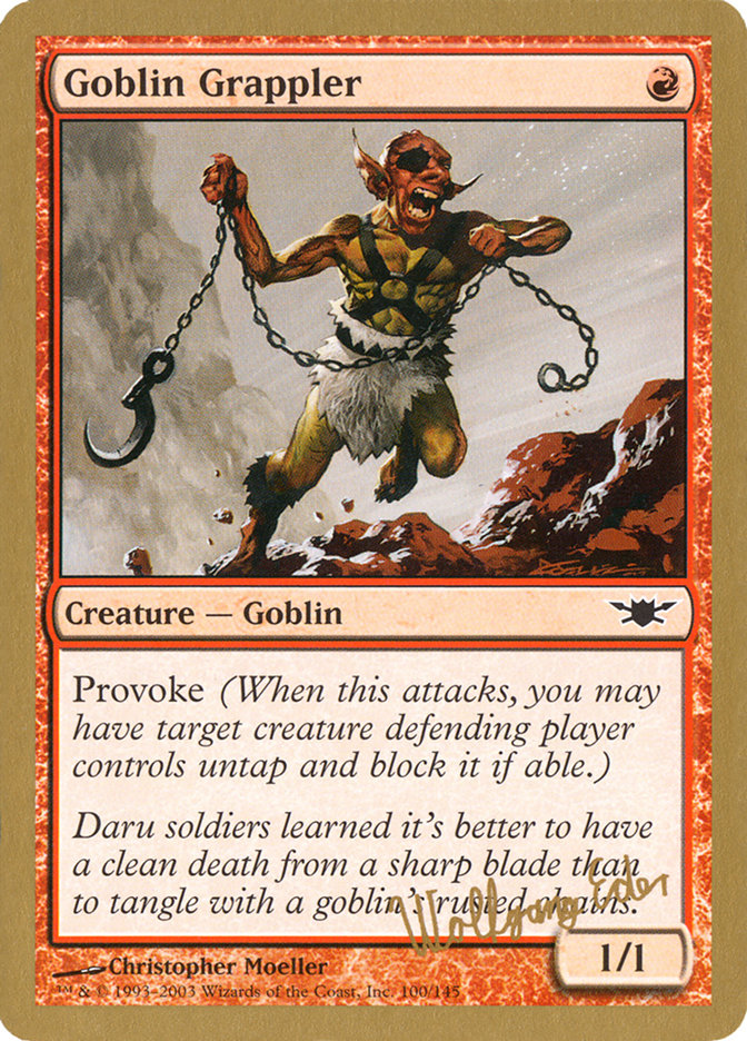 Goblin Grappler (Wolfgang Eder) [World Championship Decks 2003] | Exor Games Dartmouth